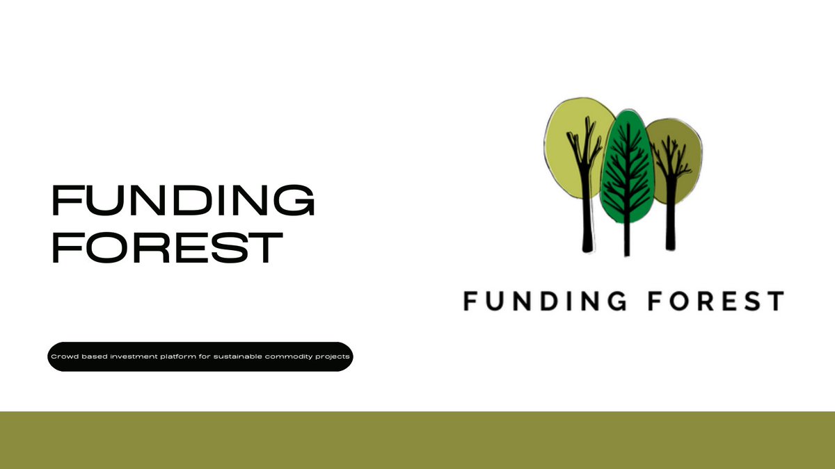 FundingForest's tweet image. Funding Forest is a crowdbased fundraising and investment platform focused on sustainable projects in the commodity sector.
Visit our website to find out more and join our waiting list! funding-forest.com
#investing #Commodities #blockchain #Sustainability
