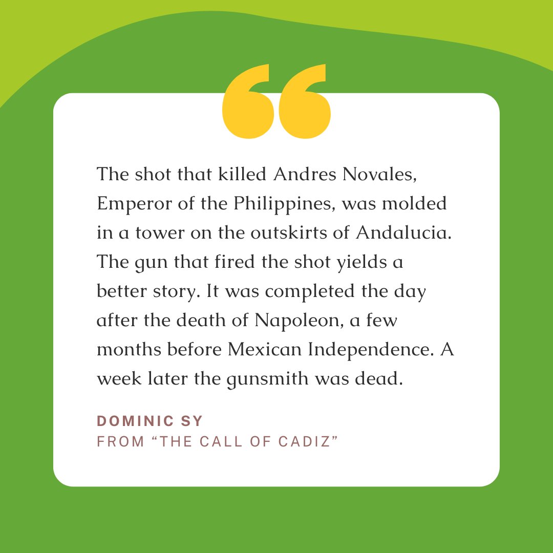 This week, read “The Call of Cadiz,” a historical fiction piece about war, liberty, and madness. Set in the Philippine Isles in the early 1800s, the short story is a treat to fans of history, revolution, and anti-imperialism.

Check it out here: sealitcircle.wixsite.com/pandanweekly/p…