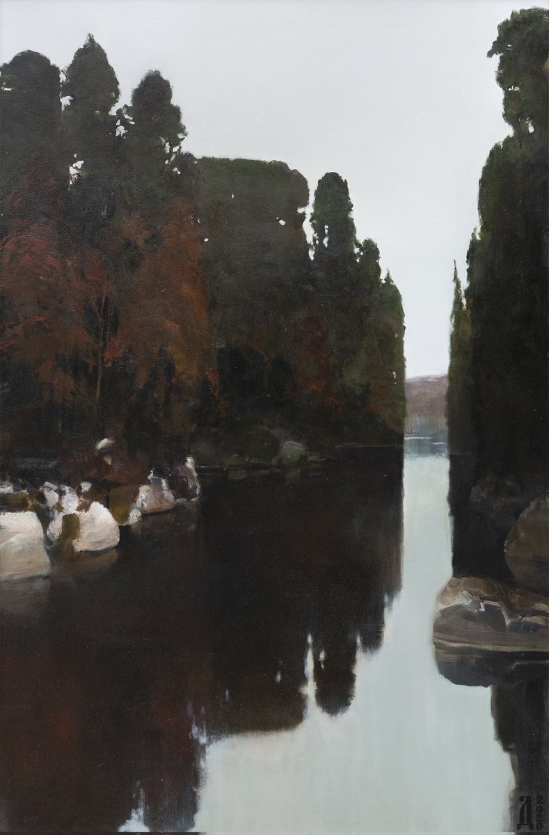 d_danilovskii's tweet photo. Merry Christmas and Happy New Year to all! My series of contemplative landscapes will be my start in NFT.  One of these works will be my genesis on https://t.co/l4STnEvKNH soon! https://t.co/hszTlQri2U