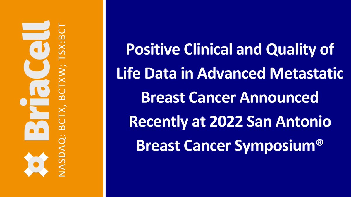 BriaCell Therapeutics Corp. tweet media