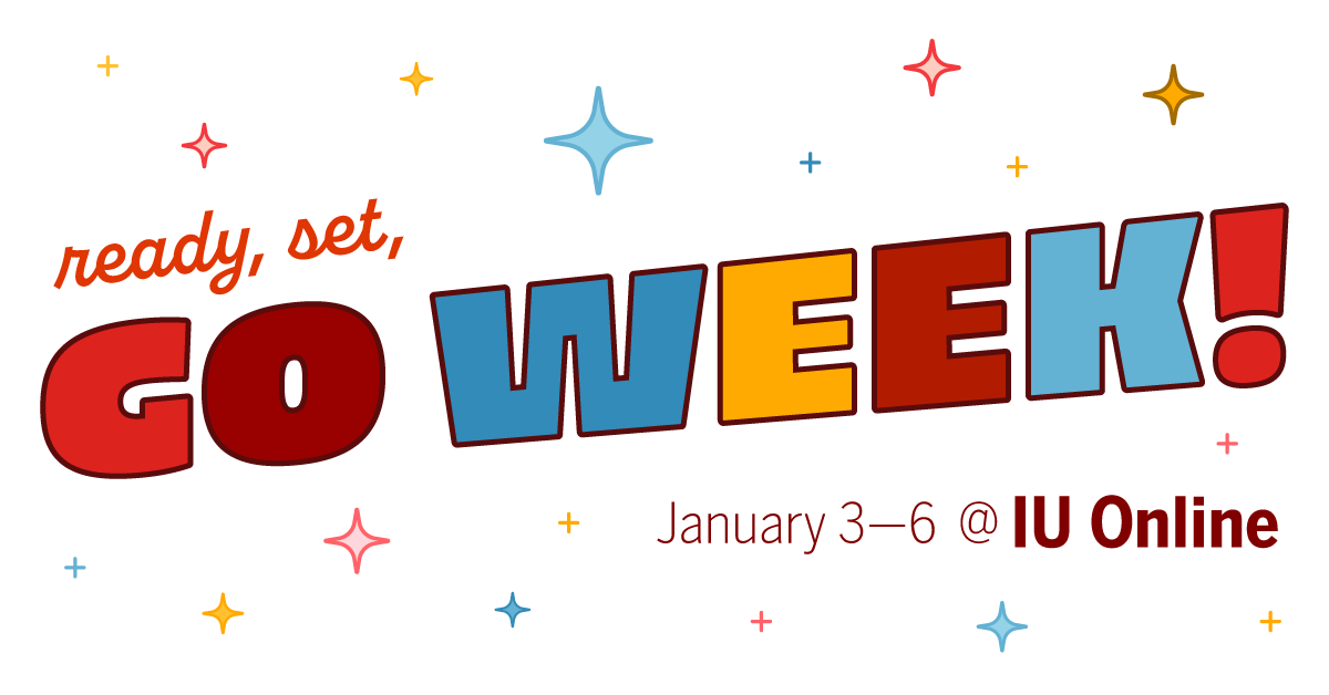 IU_Online's tweet photo. 🎉 It's Go Week! 🎉

Event schedule for our first-semester students:
-Wed at 7pm: Meet Your Support Team
-Fri at 12:30pm: Resource Open House

RSVP 👉 https://t.co/1XxPLn2OO9 https://t.co/cQaUFXdUsz