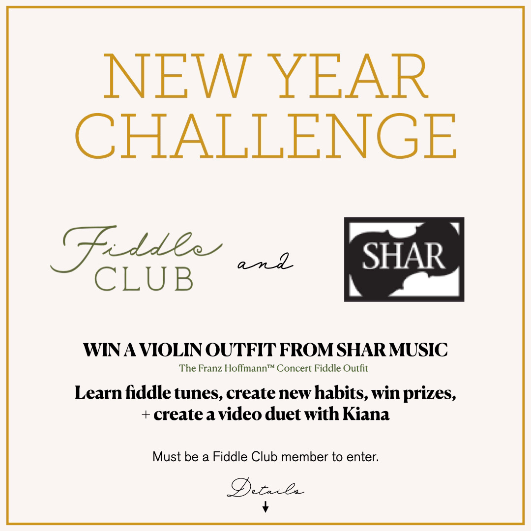 🚨GIVEAWAY 🎻‼️ win a full beginner fiddle outfit - details below:

Kiana has teamed up with you friends from Shar Music to create an amazing new year giveaway. 
WIN A BEGINNER VIOLIN OUTFIT FROM SHAR
How to play: 
1) be a member of FIDDLE CLUB (link in bio) 
2) like SHAR
