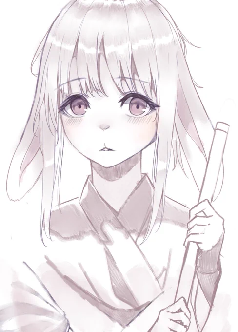 あけましておめでとうございます 卯年なのでうさぎの男の娘です 