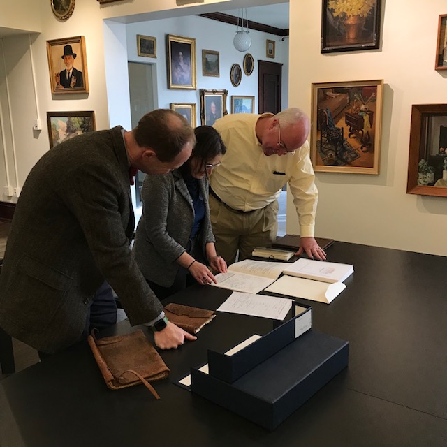FilsonHistory's tweet image. #ResearchInAction We love when scholars visit us from near and far, digging into new topics in our collections and regional history. 

A few weeks back, we welcomed Dr. Deborah Hammer, Director of @NewNetherland.
