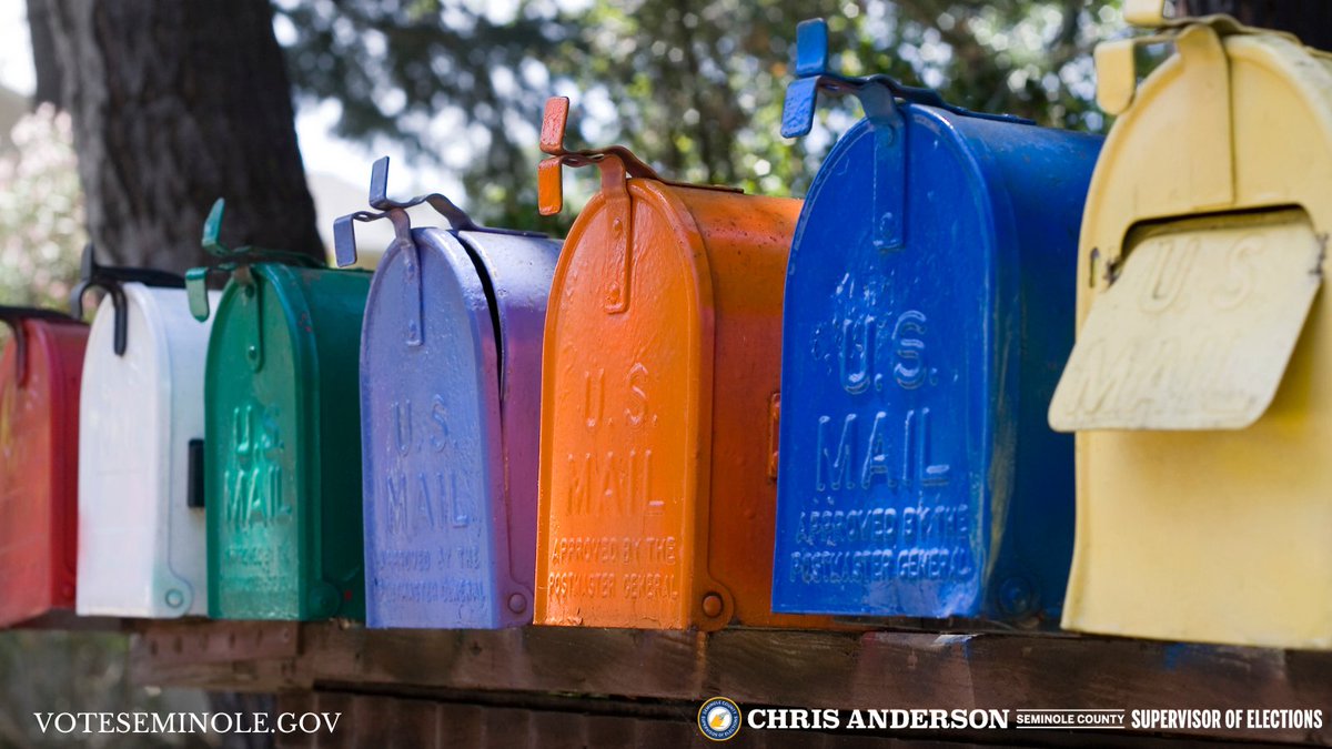 VoteSeminole's tweet photo. Due to a recent change in Florida law, all vote-by-mail requests expired on 12/31/2022. All registered voters who wish to vote by mail must submit a new request for all elections through the 2024 General Election. Request your vote-by-mail ballot here: https://t.co/wM9Pm5zg0T https://t.co/7NRDU9j4jj