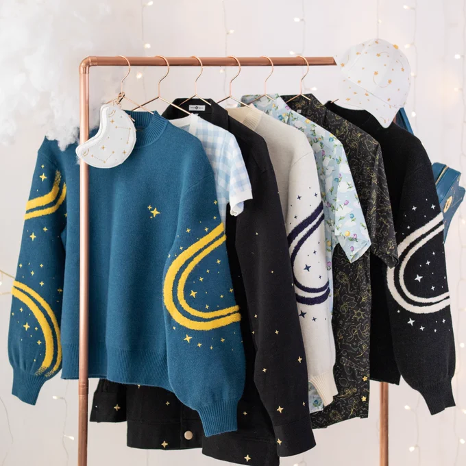 Stargazer sweaters &amp; Tulip Mini Cardigans P/0's begin fulfillment today!  Keep an eye out for leftovers to hit the site in the coming weeks! 