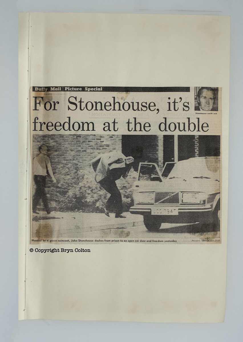 As <a href="/ITV/">ITV</a> bring the story of disgraced Labour MP John Stonehouse to our screens, here’s what happened on his release from Norwich Prison 44 years ago. To read more  instagram.com/bryncolton/
Getty Archive: bit.ly/3ImvRIc
© Copyright Bryn Colton <a href="/ITV/">ITV</a> <a href="/dailymail/">Daily Mail</a> #Stonehouse