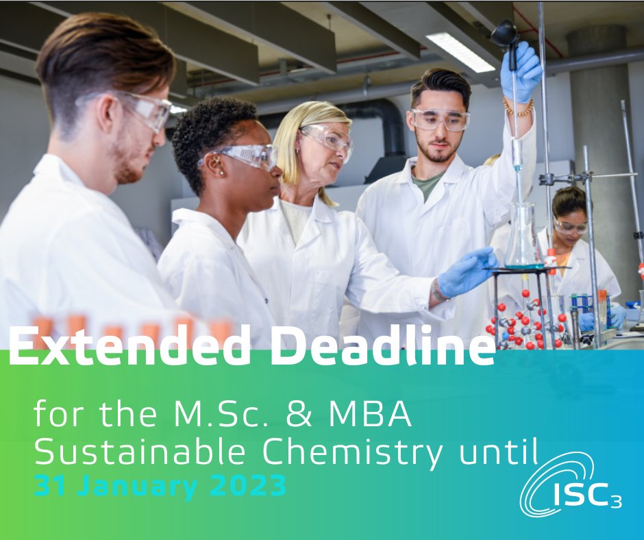Find out more about the study programmes MSc&amp;MBA #SustainableChemistry &amp; Certificate Programmes at our Info Day on 14th of January, 2023 <a href="/leuphana/">Leuphana</a> ! Please register via leuphana.de/en/professiona…
