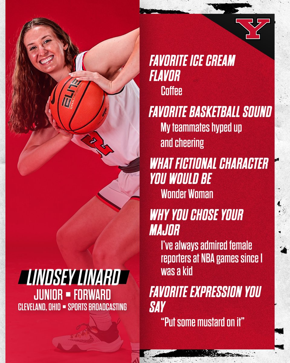 YSUWomensHoops's tweet photo. Our first Get To Know feature in 2023 is with Lindsey Linard!

Lindsey is a junior forward from Cleveland, Ohio. She is in her second year as a Penguin after starting her collegiate career at Duquesne.

#GoGuins🐧 https://t.co/tjOBNffTDL