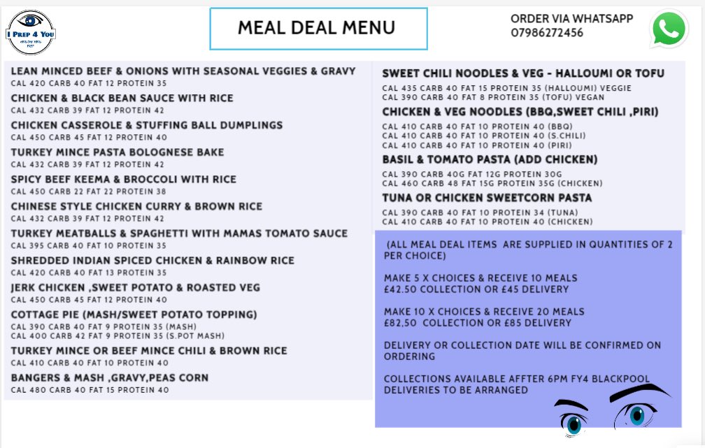 Iprep4Y's tweet photo. New menus 
Fylde coast people get involved 
Homemade healthy food 
#mealprep #meals #healthyfood #personalchef https://t.co/bMkcApEHla