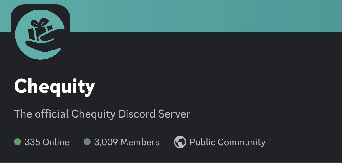 chequityapp's tweet photo. Hello users 👋

Since we recently hit 3,000 Discord members, we want to give you a little gift - 150 points coupon code 🎁
Code: 3kmembers
Redeem here: https://t.co/Cv70hIV9bN

Thank you for using Chequity and helping us reach this milestone! 💙 https://t.co/dpY7M6rYMT