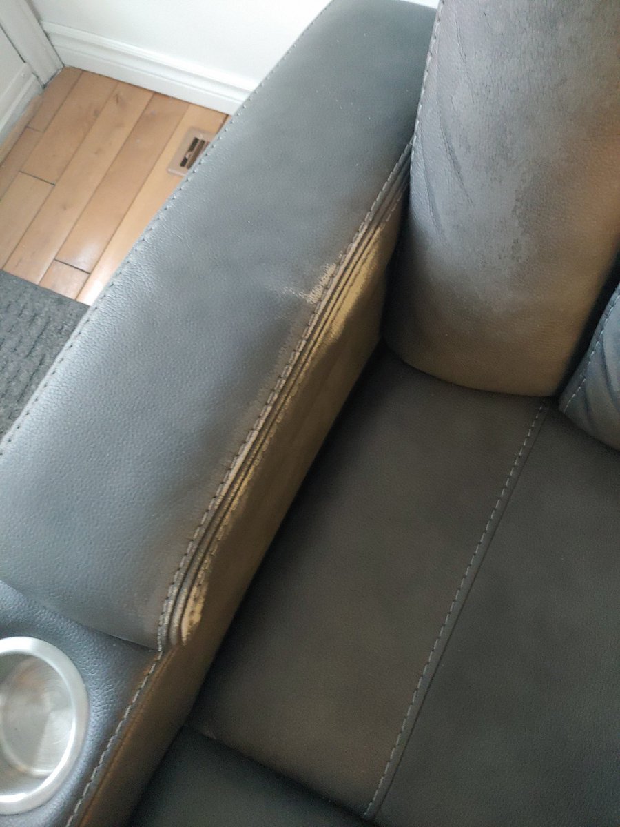 therealcorreia's tweet photo. @LastmansBadBoy Bought sofa set last Christmas with 5 year warranty. During the summer colour started fading and I contacted them in September and sent email to get a new sofa, but now in January and nothing has been done. https://t.co/fYJHQJoBVZ
