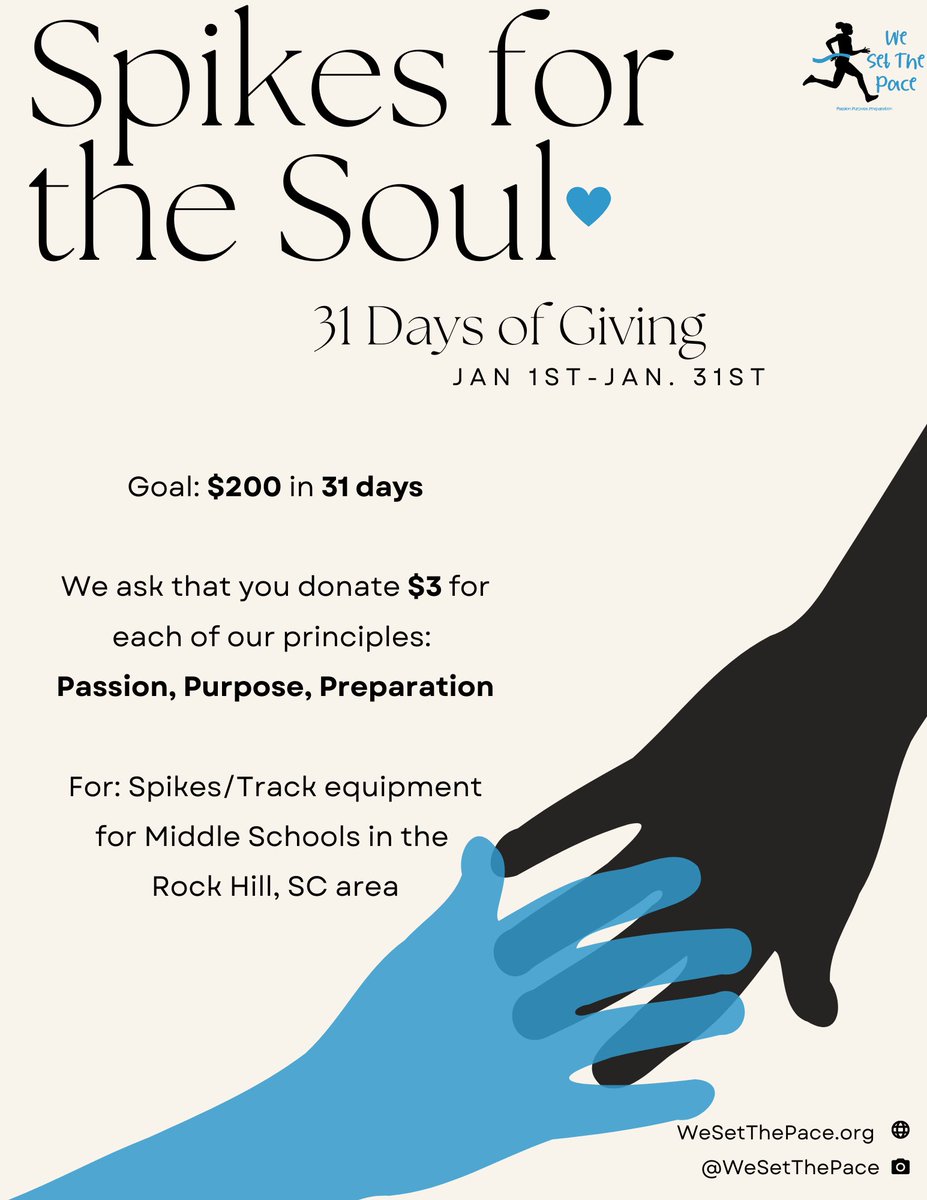 31 days of giving for Spikes for the Soul <3
learn more: instagram.com/p/Cm45bB2gT3Y/…