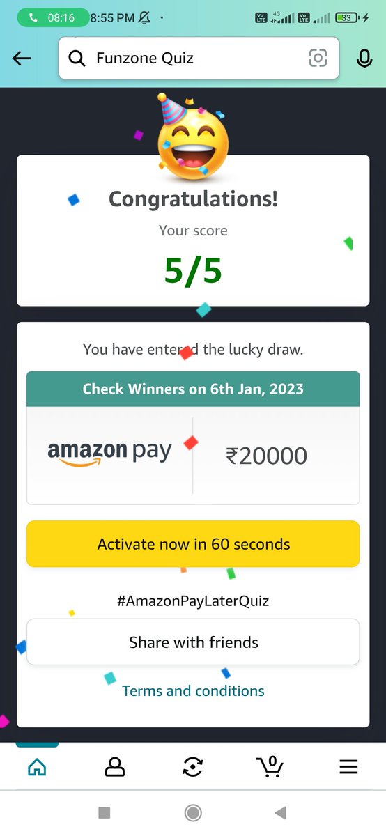 MdRahimul13's tweet photo. @amazonIN  #AmazonPayLaterQuiz https://t.co/CbmLGzHsd8
