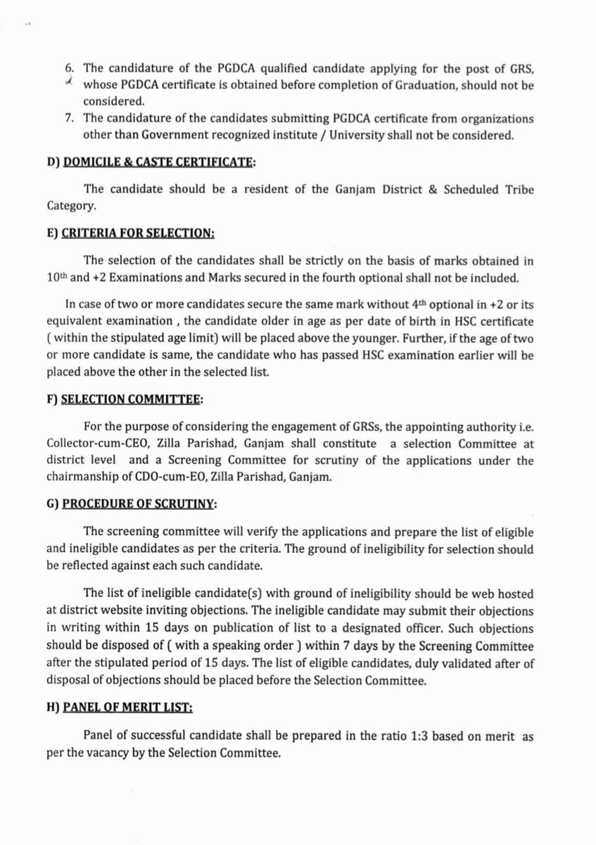 pspatra2000's tweet photo. 75 GRS Post Vacancy Only ST Category. Why Not SC,SEBC, General.Why this type of partiality?
Please Sir. release this vacancy for SC SEBC and General Category. https://t.co/rDxmYf2cy6