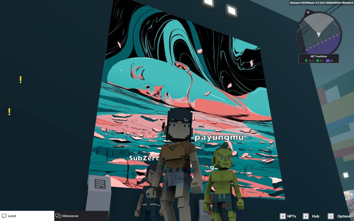 JunkiesMonkies's tweet photo. @TheSandboxGame I found "The End of the World" NFT in the NFT institute 🔥 I participated in the #SeasonsGreetingsTSB challenge for a chance to win an NFT! https://t.co/vLXsG1MFEH