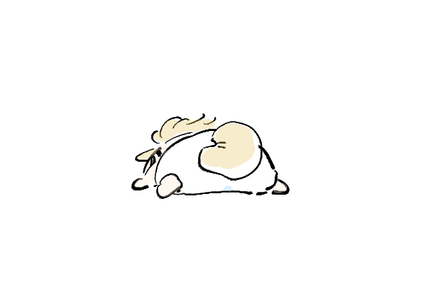 「」|喪のイラスト
