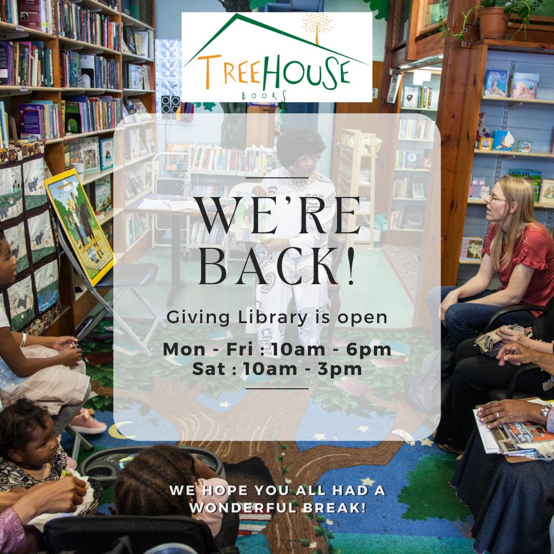 Tree House Books on Twitter "Today we are back in the building! Feel