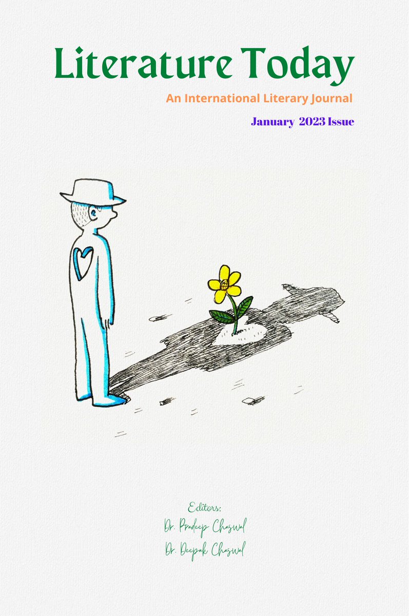 So excited to be in the new edition of Literature Today (January 2023 Issue).