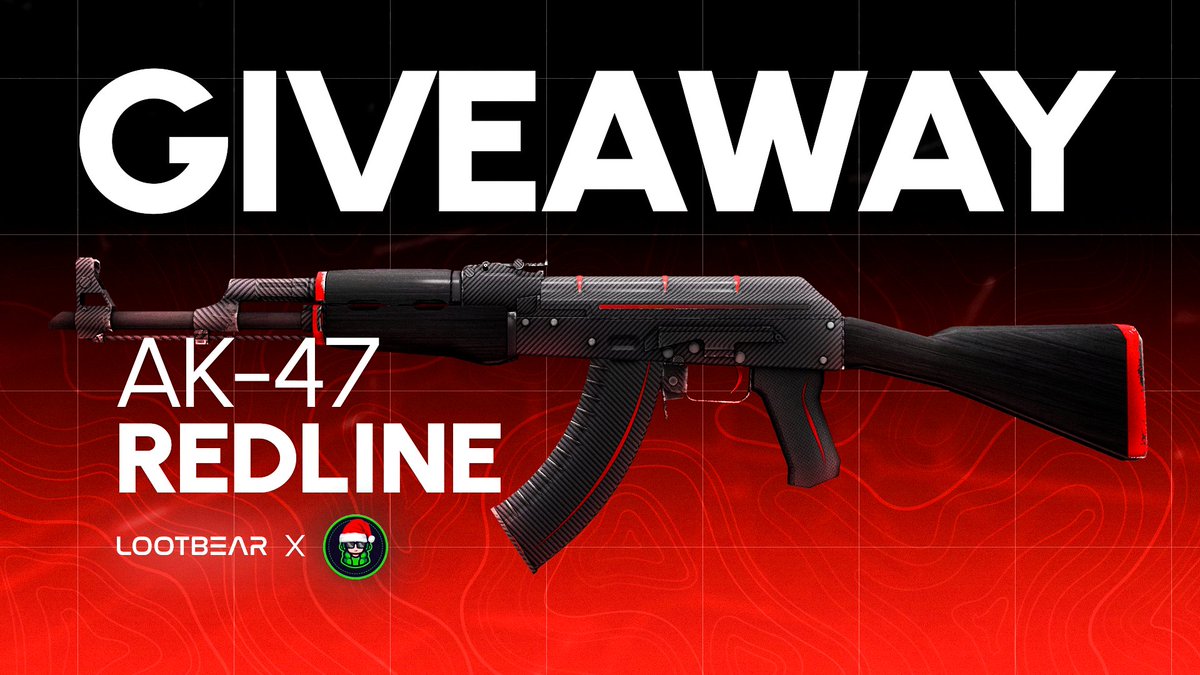 🎁AK-47 | Redline❤️

To enter:
✅Retweet &amp; Like,
✅Follow: <a href="/rgLyCS/">rgly</a>, <a href="/appLootBear/">Lootbear</a>,
✅Tag a friend.

🍀Good Luck!
⏰Ends in 5 days!

#CSGO #CSGOGiveaway