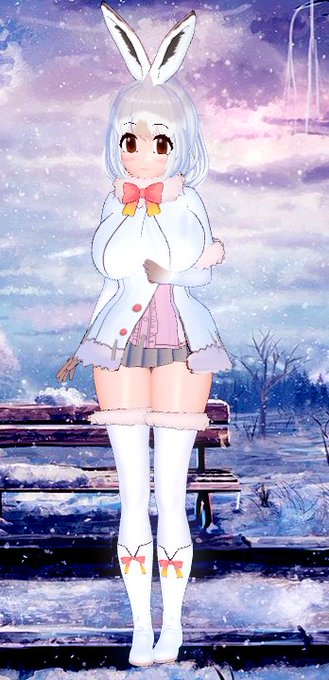 今日3時間の間、ユキウサギを作ってみました。作業しながらコート、目元の部分で時間をたくさん使いました。 身体設定は身長は低いですが、特定の部分はヤブノウサギに負けない大きさにしました。 