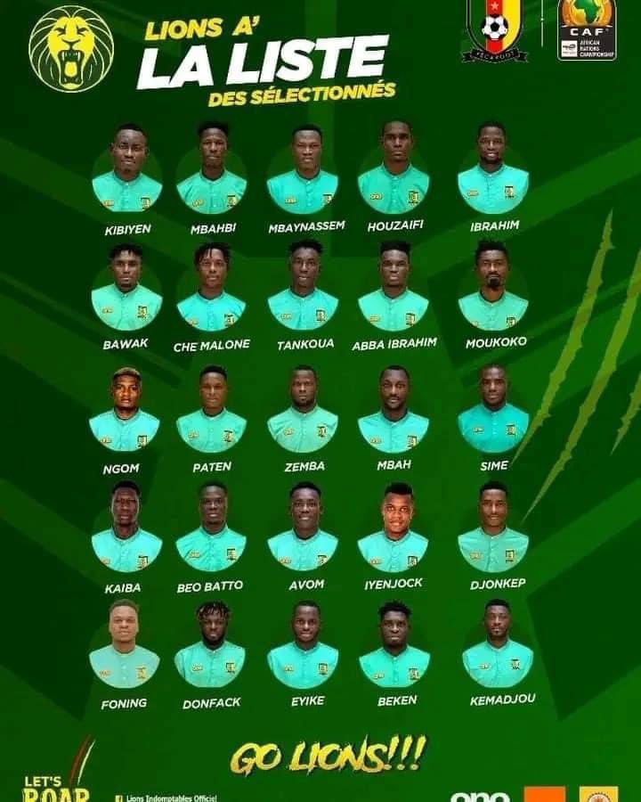 🇨🇲 🇩🇿 Intermediate Lion’s squad for CHAN 2022. Allez Les Lions. 💪 let’s see what our local league can do <a href="/FecafootOfficie/">Fecafoot-Officiel</a> <a href="/pwd_bamenda/">PWD Social Football club of Bamenda</a> <a href="/FcCoton/">Coton Sport fc</a> @evra_geraud <a href="/fc_asb/">Bamboutos FC Fan Club Officiel & ASB</a> <a href="/Tourdalgerie/">FédérationAlgérienne</a>
