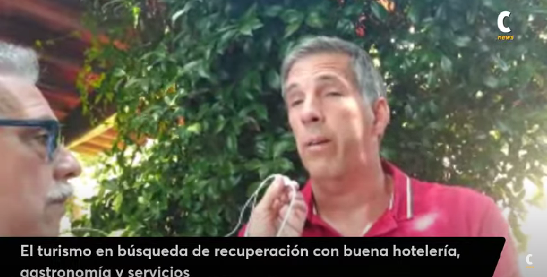 #ElInteractivo | Daniel Gallardo con Edmundo Day - Presidente de <a href="/AEHGAMendoza/">AEHGA Mendoza</a>.

El #turismo en búsqueda de recuperación con buena #hotelería, #gastronomía y servicios.