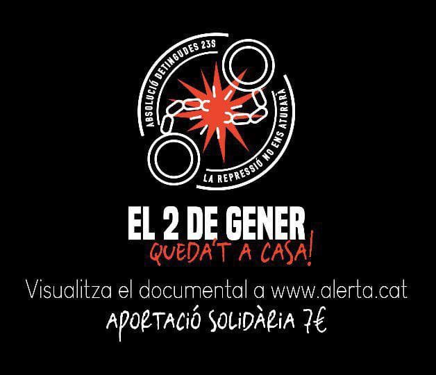 MartiEstruch's tweet photo. 🎬 Ahir amb la @Montse_Domingo ens vam quedar a casa i vam veure #dematinada23s, documental de Dan Ortínez &amp; @aixina_ que mostra un cop + com actua la maquinària repressiva de l'Estat espanyol amb l'independentisme català. Campanya activa fins al dia 22 -> https://t.co/ST8FzziPum https://t.co/iQfrCidcsQ