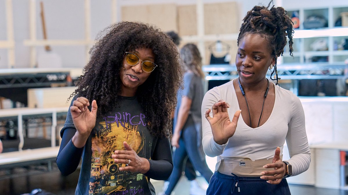 Sylvia with Beverley Knight and Sharon Rose in rehearsals: first look photos bit.ly/3Z6oLgN