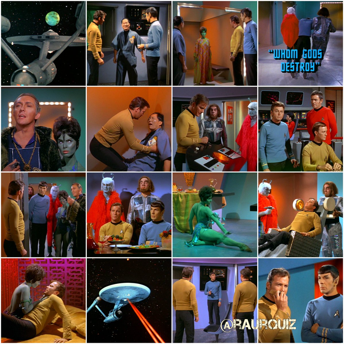 raurquiz's tweet photo. #otd #startrek #WhomGodsDestroy #kirk #spock #mccoy #bones #uhura #sulu #chekov #scotty #garth #marta #orionwoman #andorian #tellarite #cory #startrek56 @TrekMovie @TrekCore @StarTrek @StarTrekOnPPlus @WilliamShatner https://t.co/rpJL8DZRDT