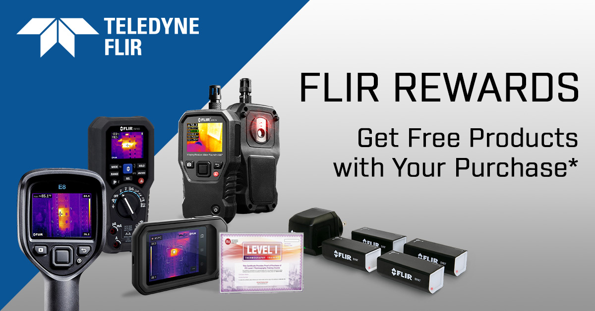 FLIR Rewards are Back!🎉
Free gift when you purchase qualifying products.
bit.ly/3vAG0cq
#GlobalTestSupply #flirrewards #promotion