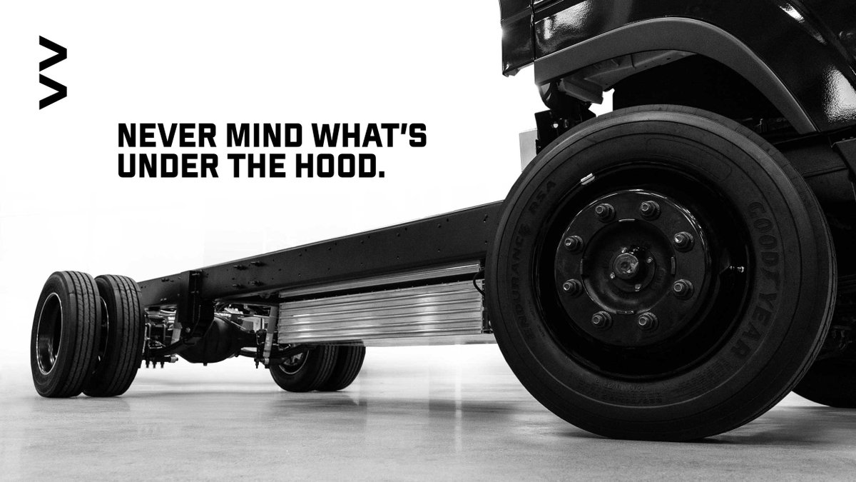 bollingermotors's tweet photo. All Bollinger B4 Chassis Cabs are powered by ONE's Aries LFP batteries, safely packaged between the frame rails, featuring single or double packs. With 100 or 200 mile ranges, these trucks can tackle any duty cycle your class 4 fleet handles now. Contact sales@bollingermotors.com https://t.co/sEjzlLCTLv