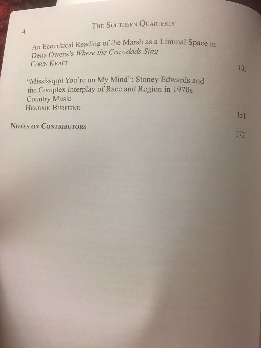 At long last! The special issue of <a href="/QuarterlyThe/">The Southern Quarterly</a>, with contributions from me, <a href="/michal_choinski/">Michał Choiński</a>, <a href="/MarcoPe3lli/">Marco Petrelli</a>, and more is finally here! Grateful to be included!!