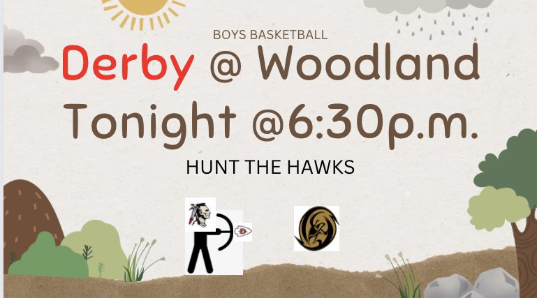 Girls @ home 
Boys on the road @ Woodland Highschool