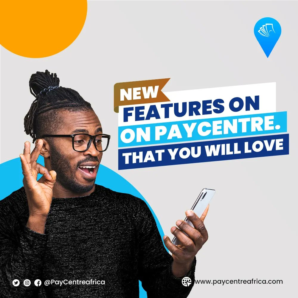 paycentreafrica's tweet photo. Hello Partner! We are happy to start the year with new features that you will love on PayCentre. Click here https://t.co/2CfNIXduBM for more details on how to use these features. 

#PCUpdate #AgentBanking #PayCentreAfrica https://t.co/7Ah0bLtMc6