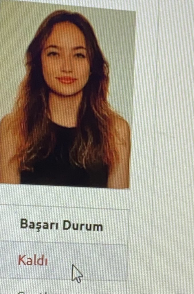 TES de yine bir soruyla kaldigima mi yanayim yoksa vesikalikta guzel ciktigima mi sevineyim