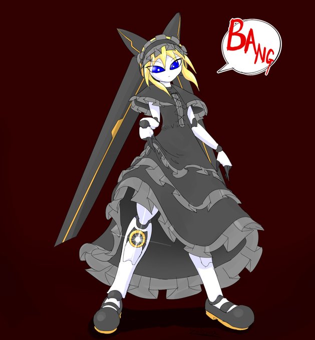 うちのこりはびり #オリジナル #人外 #ロボ娘 #モンスター娘 #描いてもいいのよ  