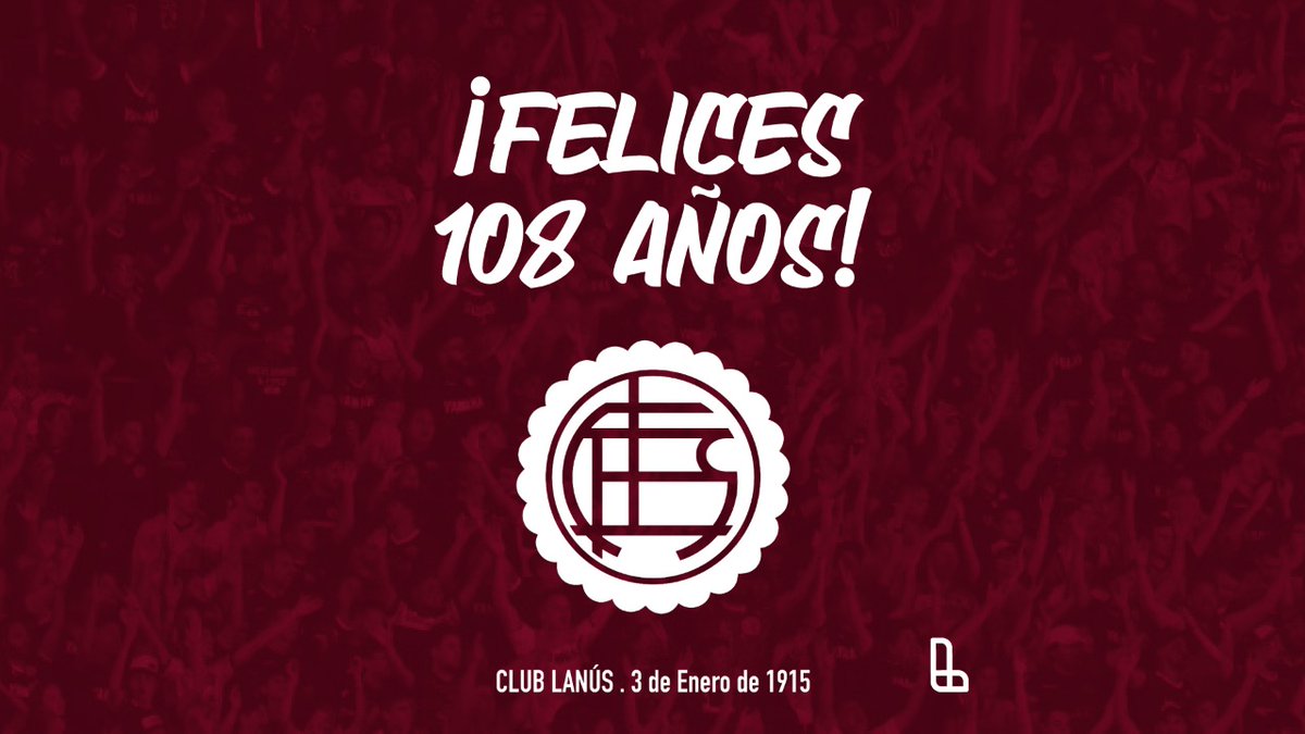 lanusmunicipio's tweet image. 👉 El club de barrio más grande del mundo cumple 108 años 🥳 y no queremos dejar de felicitarlos en este día. 

Mucho más que una institución histórica dentro de nuestra ciudad, es una pasión para todos los hinchas 🇱🇻

¡Que sean muchos más @clublanus! 🥂