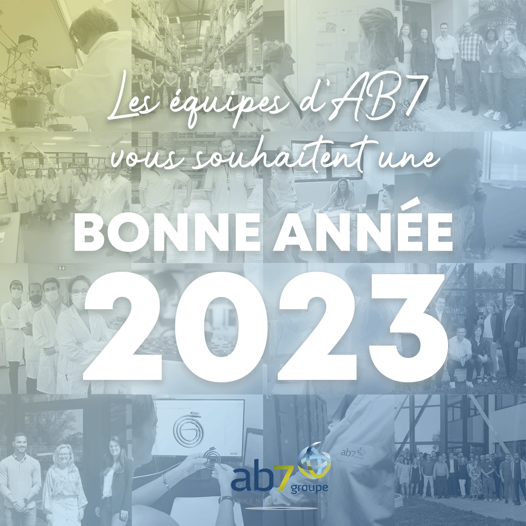 AB7Group's tweet image. Les équipes d'AB7 vous souhaitent une très belle année 2023 !✨