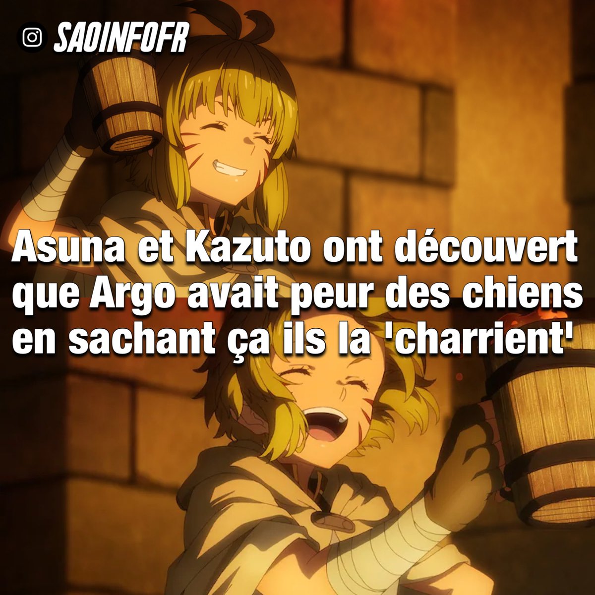 SaoInfofr's tweet photo. Petite vengeance pour Asuna et Kirito ! https://t.co/llRvS8sAeP