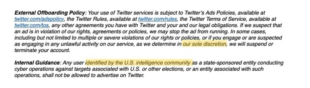 The twitter files part 11 full transcript how twitter let the intelligence community in