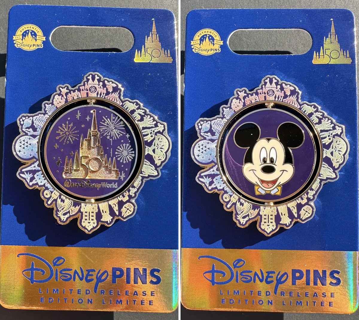 Disney Pins Blog on Twitter "Walt Disney World 50th anniversary