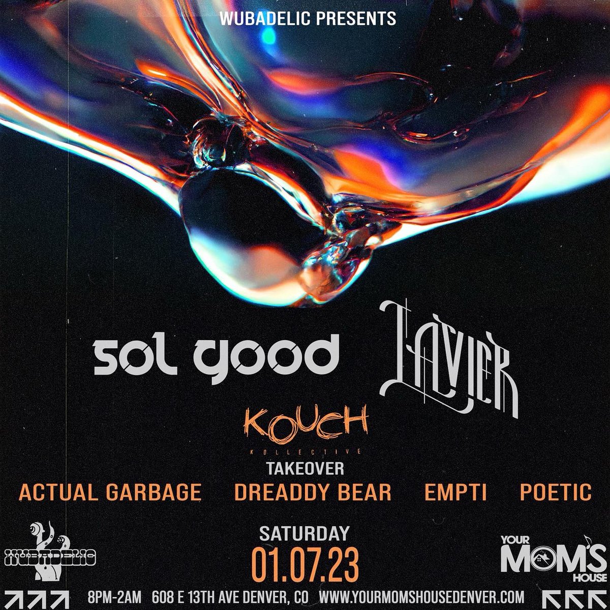 Saturdayyyyy in Denver it’s going tf down. Whole squad pullin up. Shenanigans WILL ensue. For real every person on this bill is one of my favorite ppl on earth and we’re about to have so much fuckin fun. Please come out and join in the fun with us if you’re in colorado! 💜🤟
