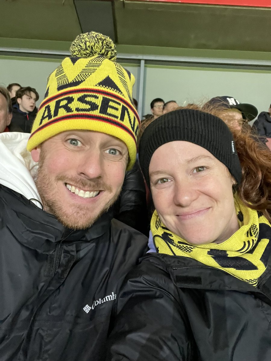 sarahrumely's tweet photo. First Arsenal match! Energy is unmatched! 

#ArsenalToTheTop https://t.co/1hpq7UdBfd