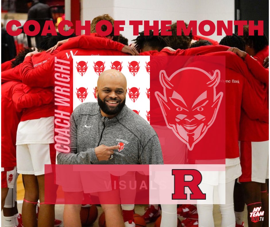 onlineztv's tweet photo. Congratulations to Coach Billy Wright of the Richmond High School Athletics! Leading the Red Devils all the way to tournament champions this past week in the Bob Wettig Memorial Tournament is just one of many reasons Coach Wright was selected, Congratulations to Coach Wright! https://t.co/yo7ifJ7KgK