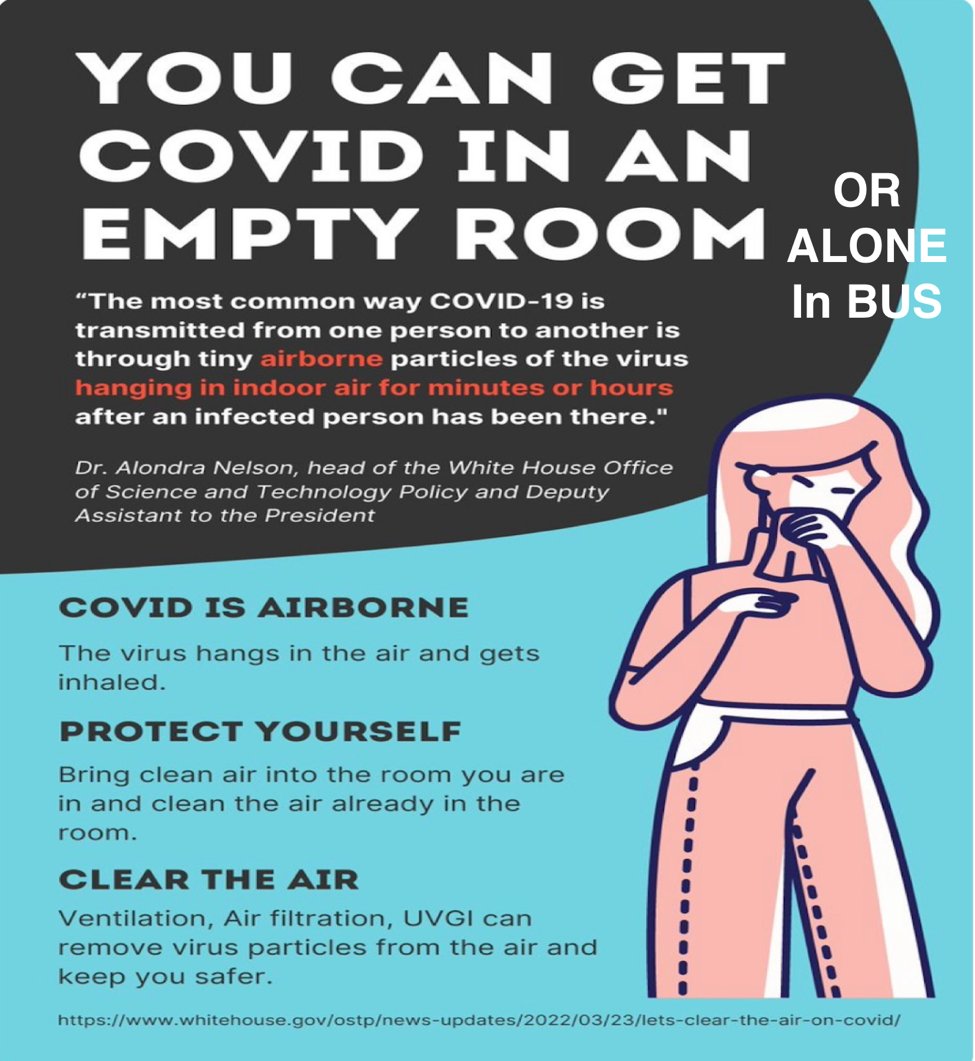 So alone in a bus is the same as alone in a room. 
And no, opening a window will not be enough to be #COVID19 safe. @CBCStephenQuinn 
#N95 #BringBackMask