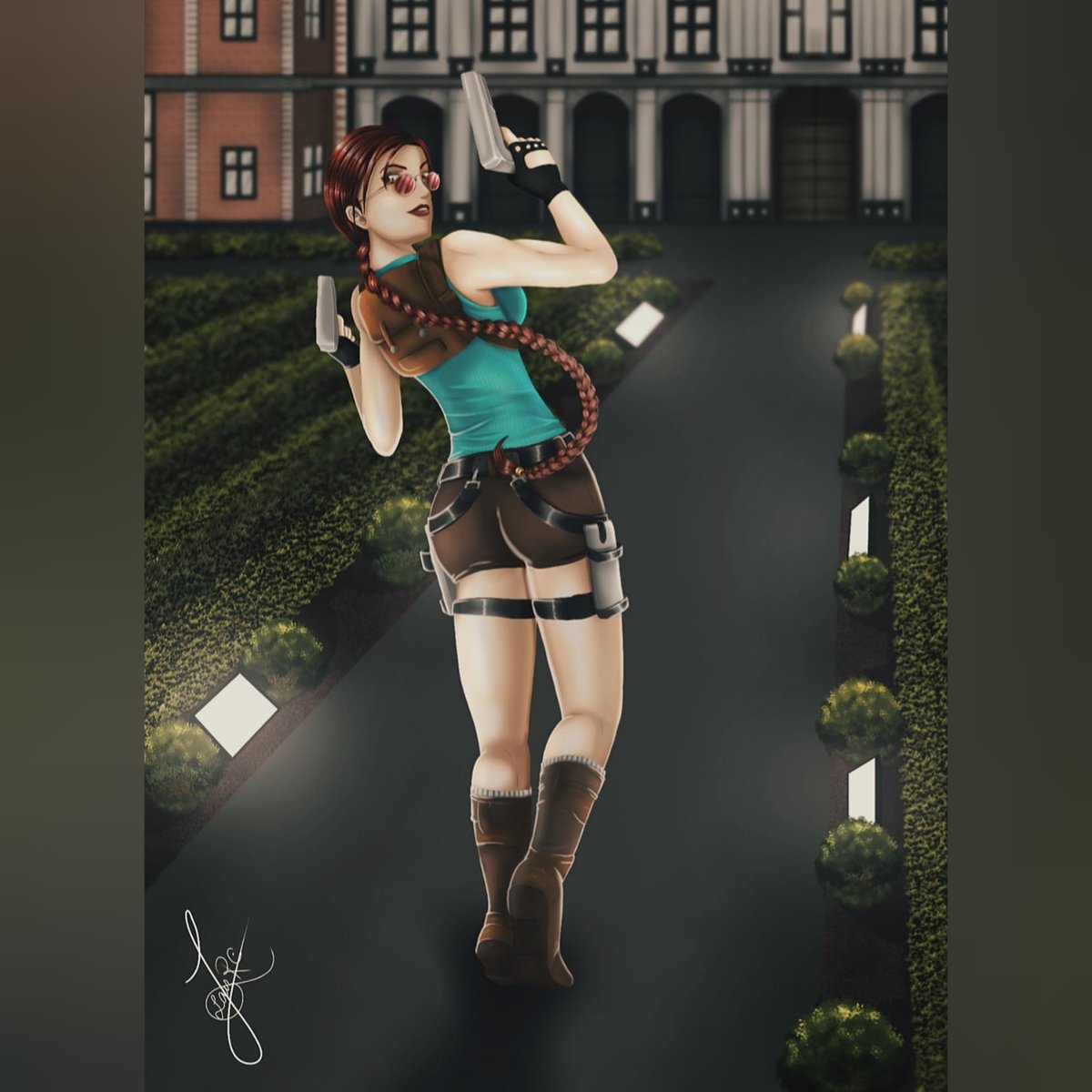 Eveeeeronica's tweet photo. Lara Croft!
My first drawing of 2023! 

#LaraCroft #TombRaider #digitalpainting #digitalart #drawing #ibisPaintX https://t.co/aRf50y1IH2
