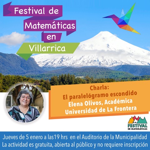 Para cerrar las actividades del Festival del jueves 5 de enero en Villarrica.
¡A no perdérselo!