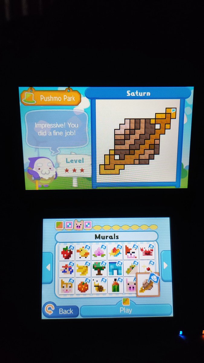 Splat_Links's tweet photo. How is the new year going for everyone? I've been playing a game called #Pushmo on my #3DS. It's so much fun and the perfect game just before going to bed. https://t.co/8F0fehFwiQ