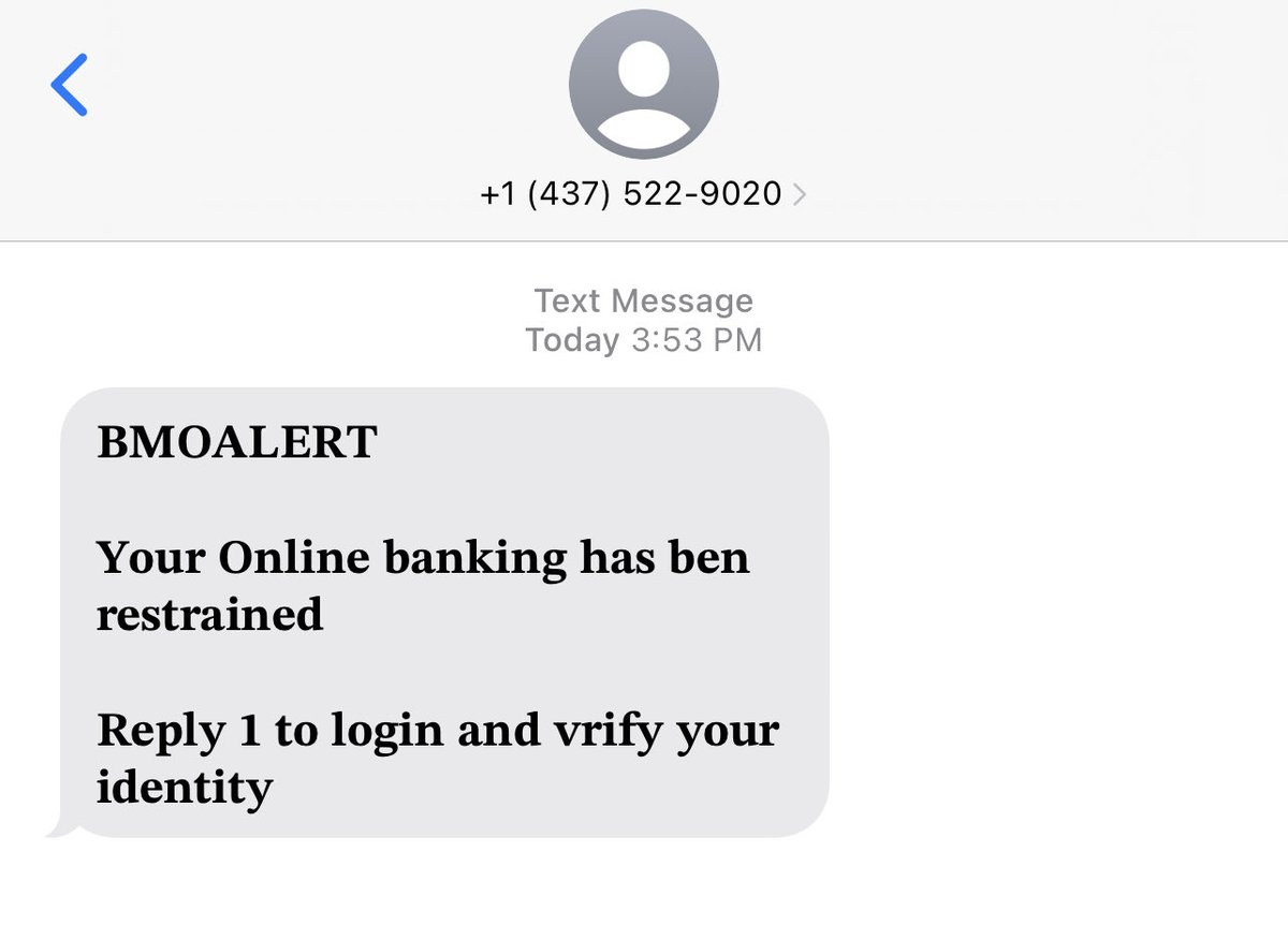 5uckyou's tweet photo. Illiterate scammers at it again lol. @BMO fyi remind your clients not to engage. https://t.co/iBuYwH0nr4